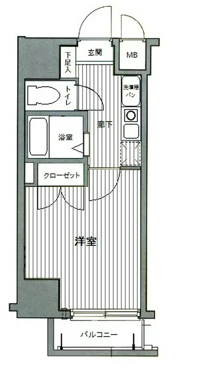 ガーラ笹塚駅前 8階階 間取り