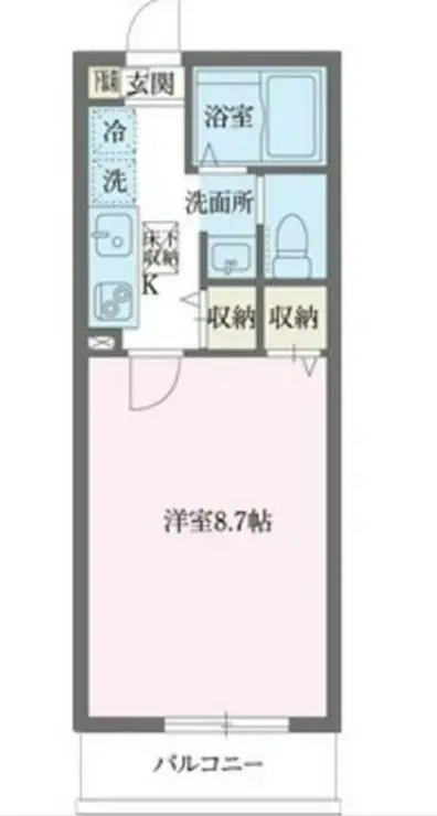エルスタンザ赤羽 2階階 間取り