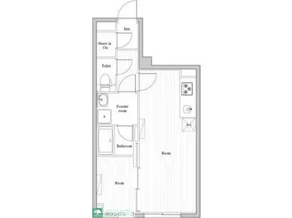 EDIT文京千石II(1LDK/3階)の間取り写真