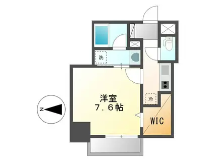 コンフォート新栄COMFORT新栄(1K/2階)の間取り写真