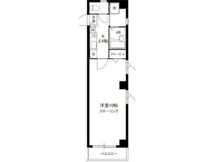 BOURREE(1K/2階)の間取り写真