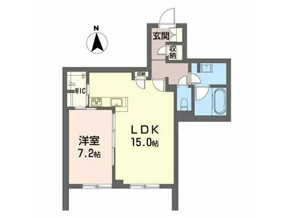 ベレオ ラ・カシータ(1LDK/1階)の間取り写真
