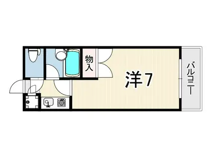 リアライズ六甲1(1K/3階)の間取り写真