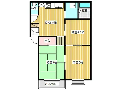 フィオーレ(3DK/1階)の間取り写真