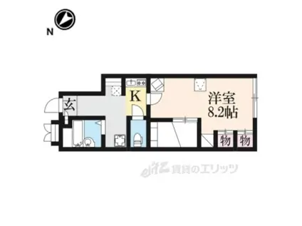 レオパレスDIO Z3(1K/1階)の間取り写真