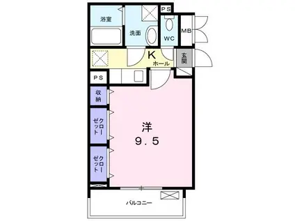 BIG ROAD 豊中(1K/3階)の間取り写真