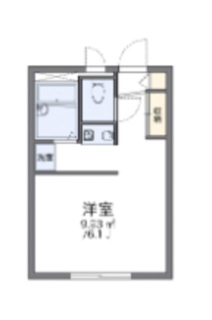 レオパレスWITH(1K/2階)の間取り写真
