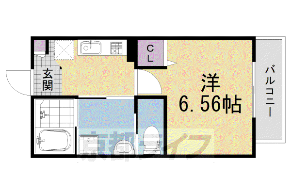 KTIレジデンス寺田(1K/3階)の間取り写真