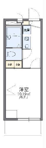 レオパレスコスモスII(1K/2階)の間取り写真