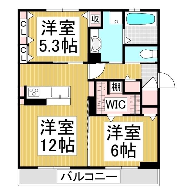 メゾン・スリジエ(2LDK/2階)の間取り写真