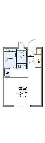 レオパレスアイビー倉敷(1K/2階)の間取り写真