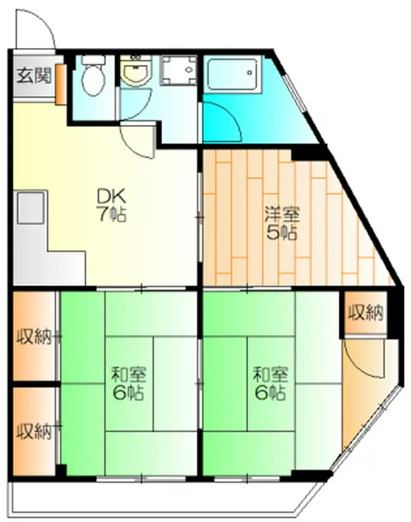 第二・三和ビル 3階階 間取り