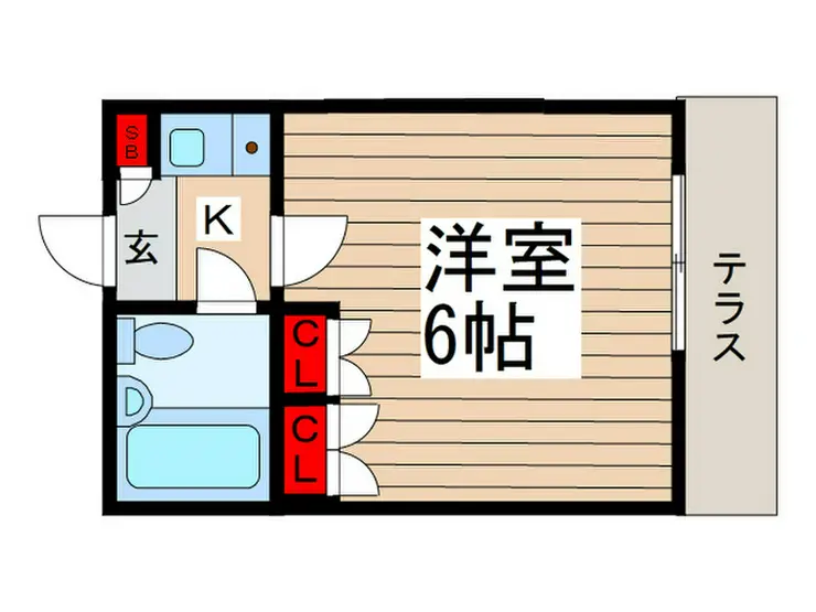 ジュネパレス松戸第54 1階階 間取り