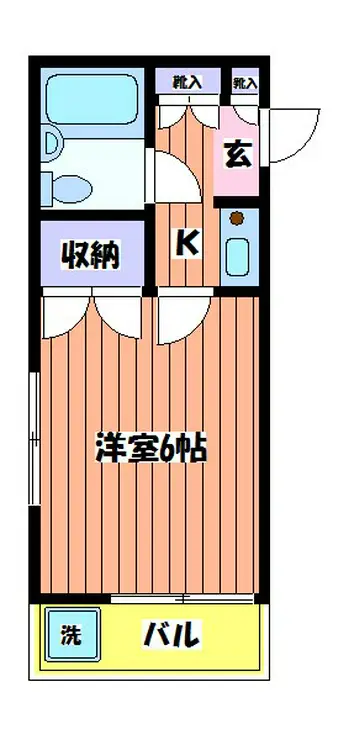 レオパード立川 3階階 間取り