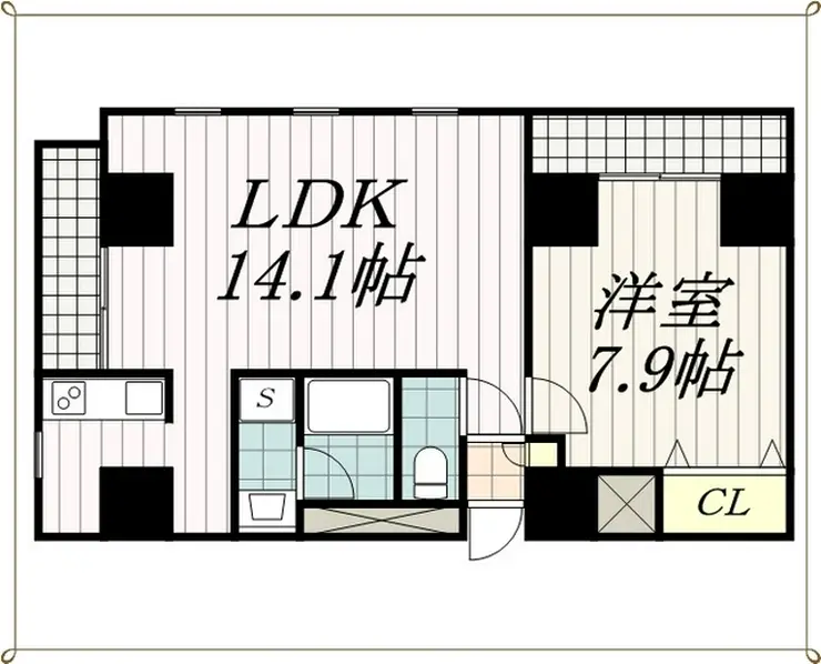 T・FORT吾妻台 5階階 間取り