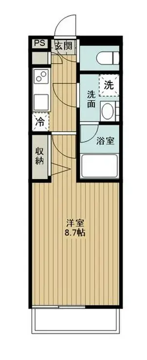 ベルグレードNF 3階階 間取り