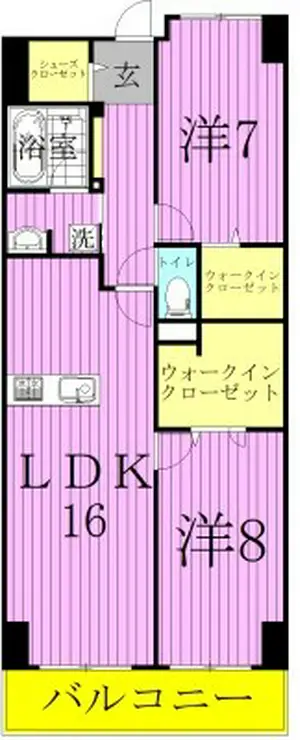 ロイヤルパークスシーサー 13階階 間取り