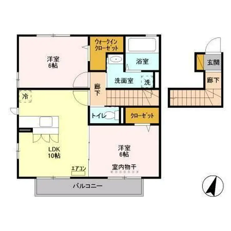 サニーモール参番館 1階階 間取り
