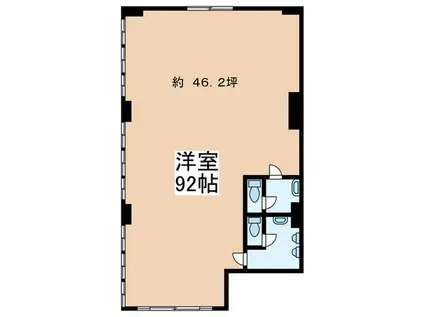 GIFT III(ワンルーム/1階)の間取り写真