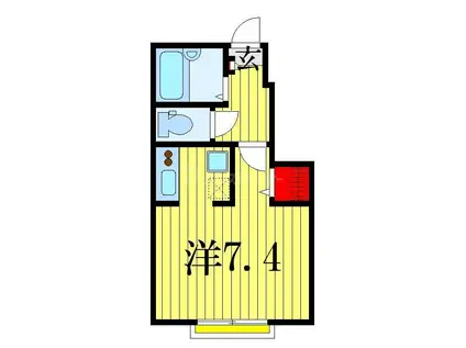AZEST-RENT青砥(ワンルーム/1階)の間取り写真