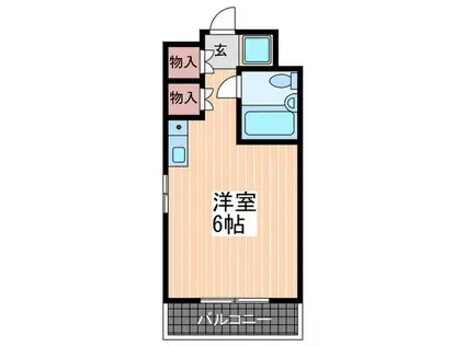 ライフプラス五日市三宅(ワンルーム/2階)の間取り写真