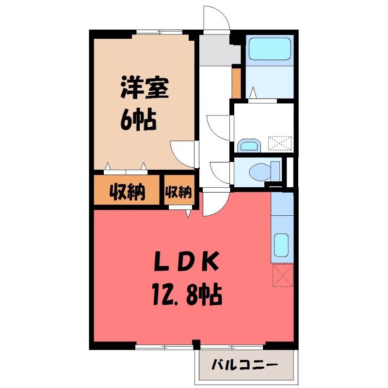 MY・HOMEII(1LDK/1階)の間取り写真