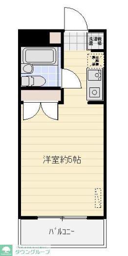ベルアベニュー志木(1K/3階)の間取り写真