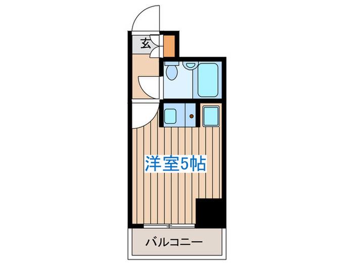 朝日プラザ一番町(ワンルーム/3階)の間取り写真