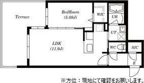 LA VIE BELLE (1LDK/1階)の間取り写真