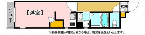 D.SIEL広島駅前(ワンルーム/2階)の間取り写真