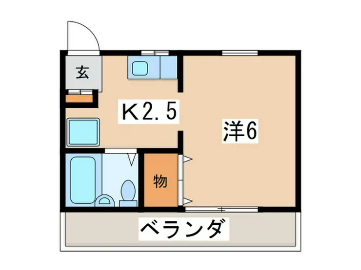 タカラハイツ 2階階 間取り