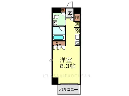 イースト AKIHABARA(1K/3階)の間取り写真