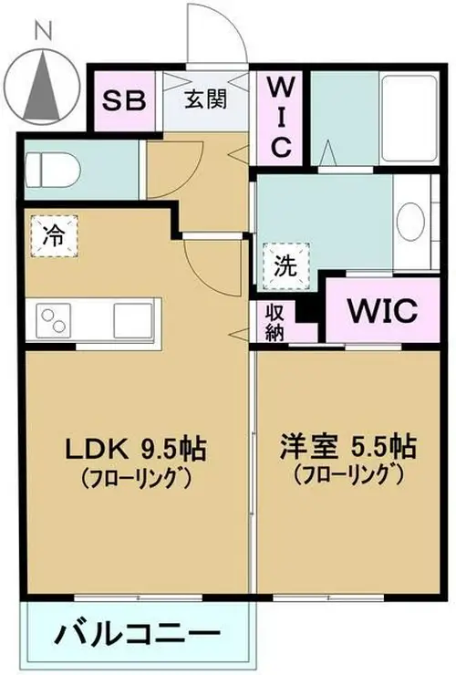 ウェルデンス江古田 1階階 間取り