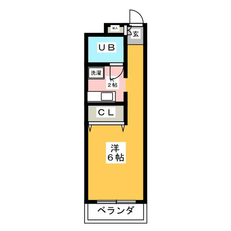 ゴールドマンション 1階階 間取り