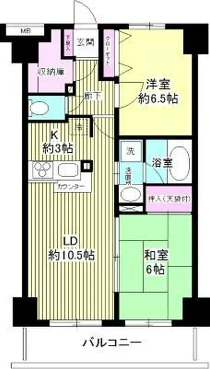 ライオンズシティ西新宿 10階階 間取り