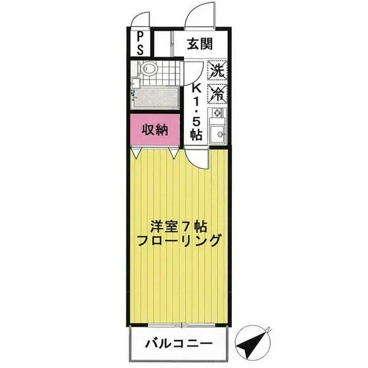 マンションアクロス西巣鴨 7階階 間取り