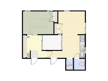 第二プラザ多賀(3DK/5階)の間取り写真