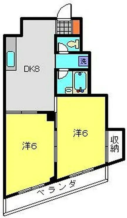 メゾン森辰 5階階 間取り
