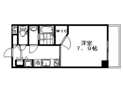 ル・パン・グラン(1K/3階)の間取り写真