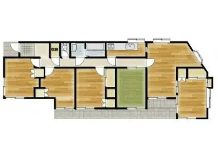 ブルーメ花畑73(5LDK/1階)の間取り写真