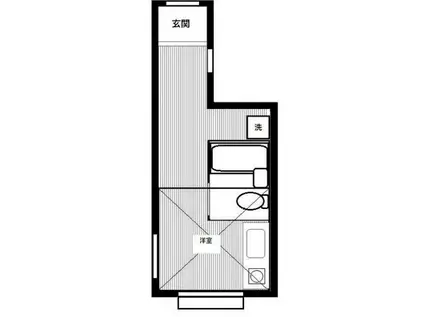 F-STYLE十条(ワンルーム/2階)の間取り写真