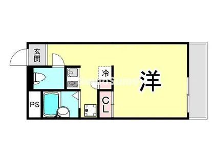 レオパレス高尾I(1K/2階)の間取り写真
