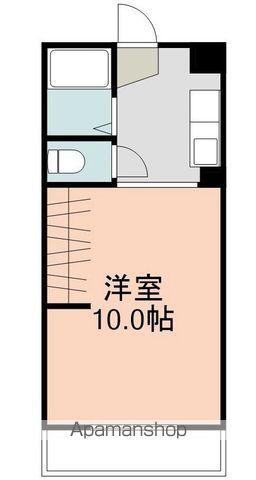 アルフォンス清水Ⅱ番館(ワンルーム/2階)の間取り写真