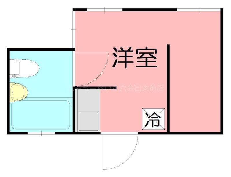 丸山アパート(ワンルーム/2階)の間取り写真