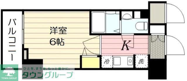 N-STAGE 三郷(1K/11階)の間取り写真