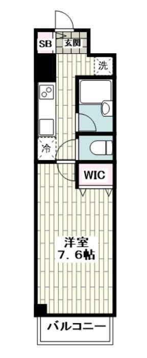 藤ビル(1K/3階)の間取り写真