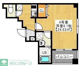 PARK RESIDENCE NISHICHIBA(1K/5階)の間取り写真