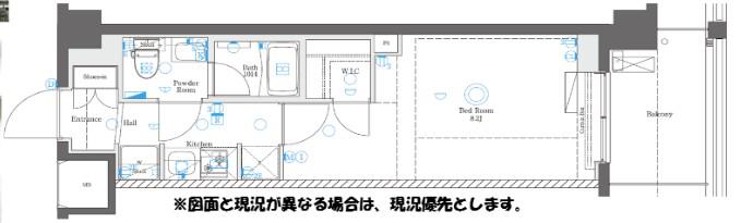 AZEST浮間舟渡II(1K/2階)の間取り写真