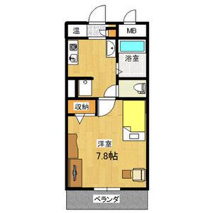 ノーブルハウス吉田(1K/3階)の間取り写真