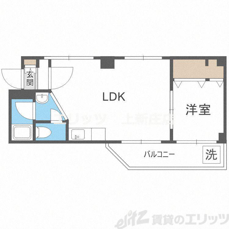 増田マンション(3DK/2階)の間取り写真